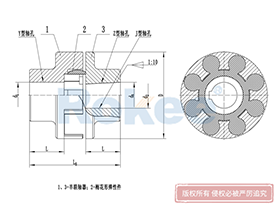 LM/ML Plum-shaped Flexible Coupling,Jaw Coupling Function