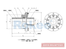 LMD/MLZ Plum-shaped Flexible Coupling,Jaw Coupling Function