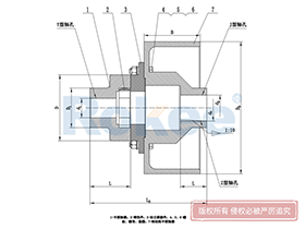 LMZ-II/MLL-II Plum-shaped Flexible Coupling,Jaw Coupling Function