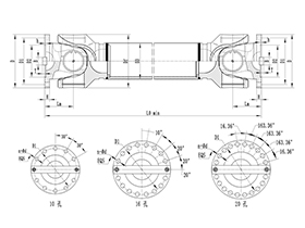 ROWH-WH Cardan Shaft,Universal Couplings Function