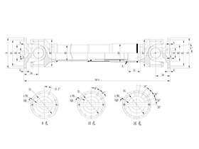 ROWM-BH Cardan Shaft,Universal Couplings Function