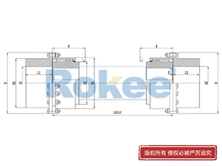 RODX中间接轴型鼓形齿式联轴器